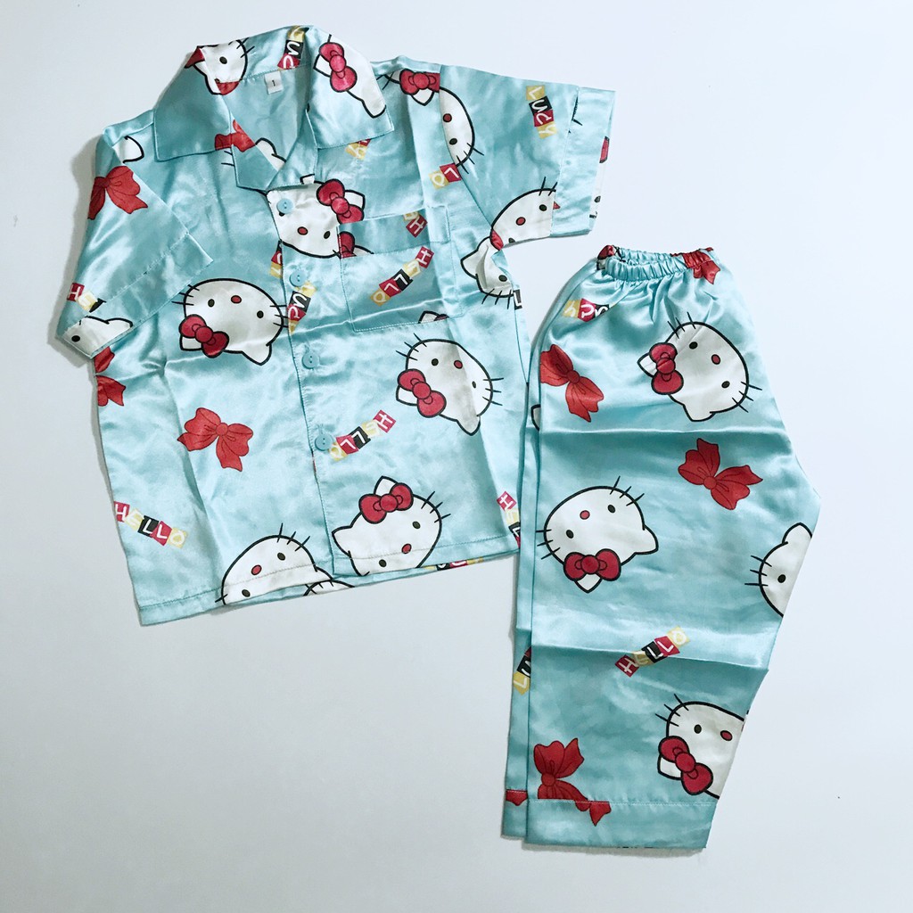 Pyjama cho bé Phi bóng size 10-20kg hình Kitty