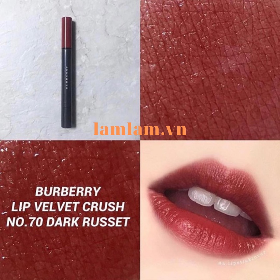 Son BURBERRY LIP VELVET CRUSH - DARK RUSSET