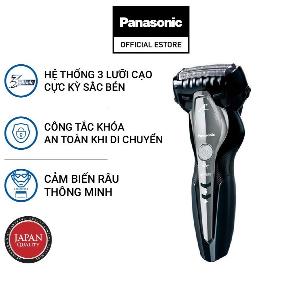 Máy Cạo Râu 3 Lưỡi Panasonic ES-ST2N-K751 - Hàng Chính Hãng