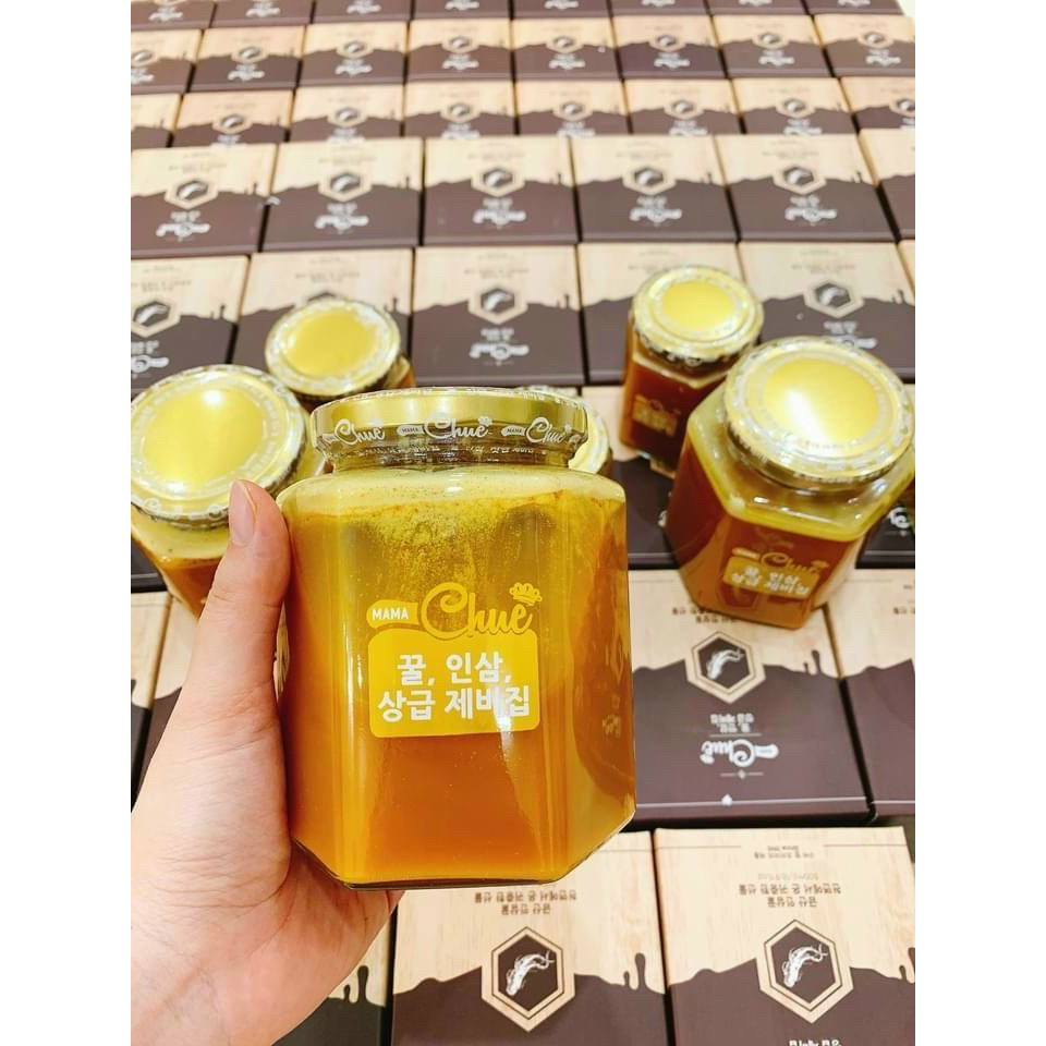 [Hồng sâm+Nghệ vàng+mật ong] Sâm nghê mật ong Mama Chue Hàn Quốc