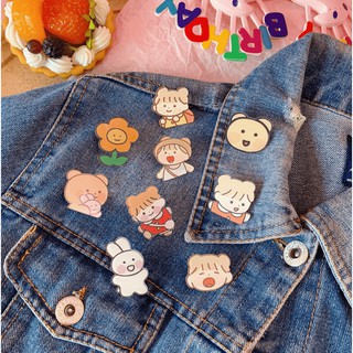 Tiệm nhà Cáo - Set 3 huy hiệu đính balo, túi, quần áo hình chibi đáng yêu