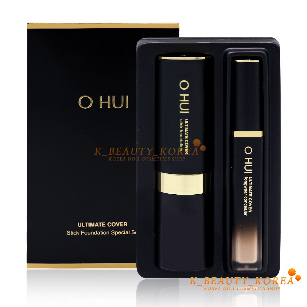 [Ohui] Ultimate Cover Stick Foundation Special Set Bộ Kem Nền Che Phủ Toàn Diện Đặc Biệt  #01 | BigBuy360 - bigbuy360.vn