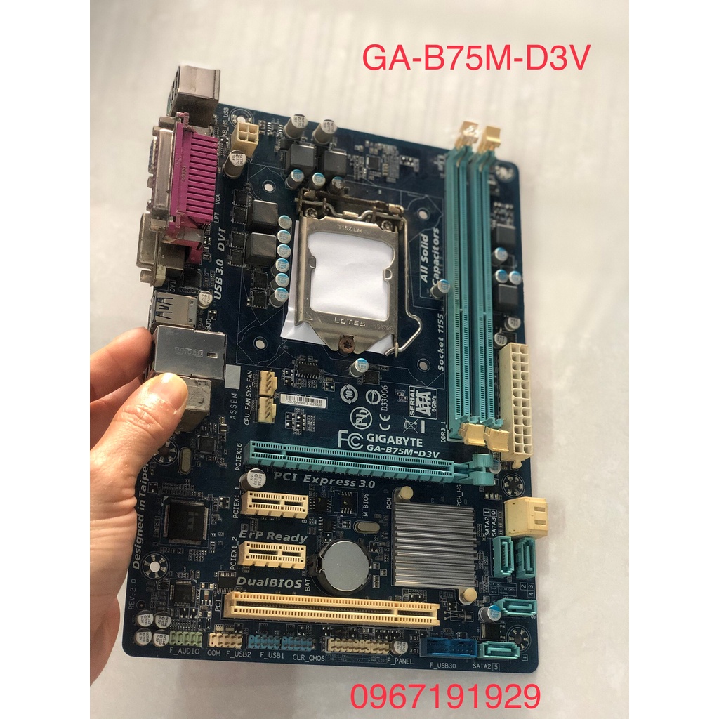 Mainboard GIGABYTE B75M, H81M, H110M. Hàng qua sử dụng, đã test kĩ.