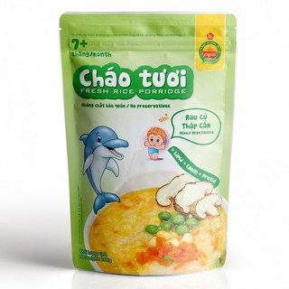CHÁO TƯƠI RAU CỦ QUẢ 260G CÂY THỊ (7M+)