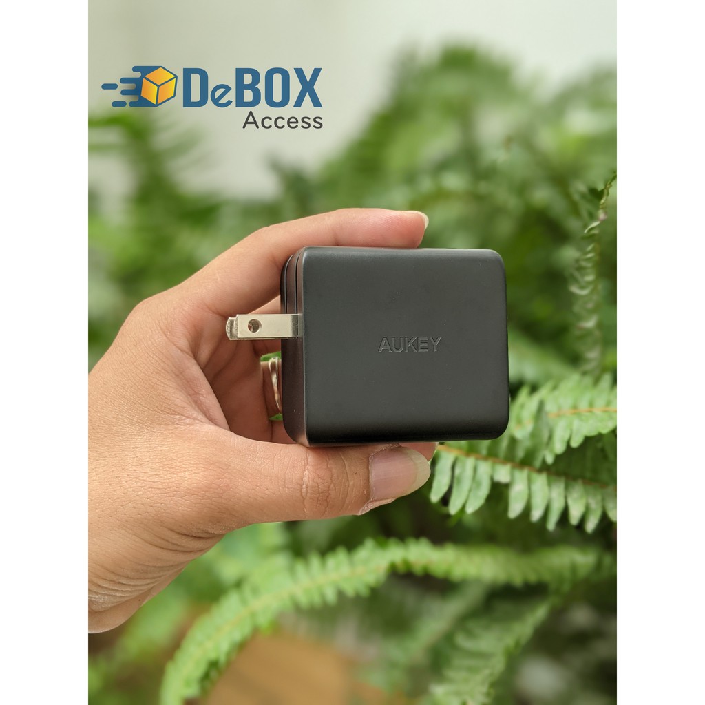 【Giao Hỏa Tốc】Củ Sạc Nhanh AUKEY PA-D1 Type C Power Delivery 30W, USB 12W, Công Nghệ Dynamic Detect - Chính Hãng BH 18T