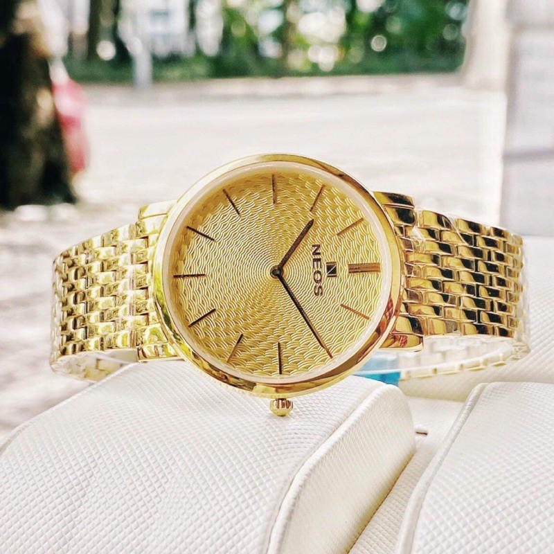 Đồng hồ nam NEOS 2 kim siêu mỏng