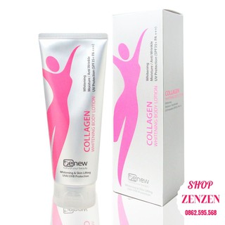 Kem dưỡng thể trắng da toàn thân body benew collagen nâng cơ, chống nắng 200ml