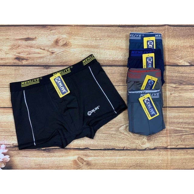 Combo 5 quần lót nam MENLIVE dạng đùi thun lạnh