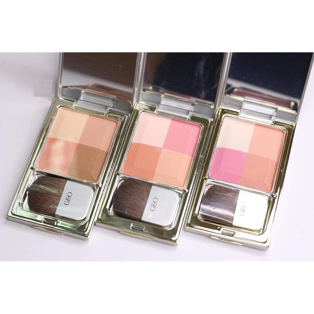 [Chuẩn Auth] Phấn má 4 màu Geo Soft Color Face Touch 20g