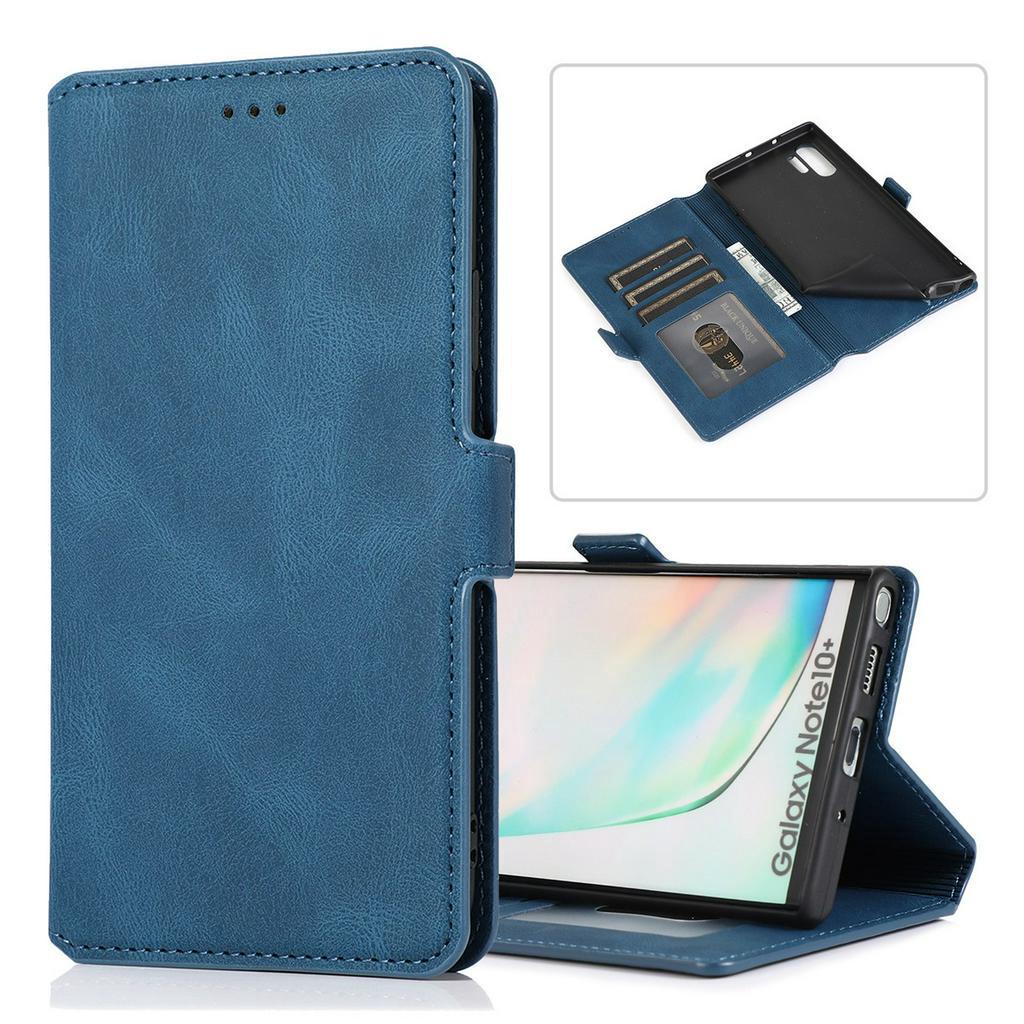 Ốp Bao Da Điện Thoại Dạng Ví Nắp Lật Nam Châm Có Ngăn Đựng Thẻ Và Giá Đỡ Cho Samsung Galaxy Note 8 / Note 9 / Note 10 / Note 10 Plus Vỏ