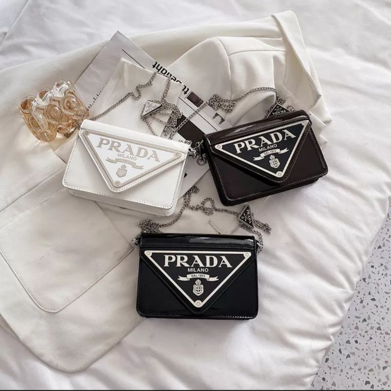 [SẴN HÀNG] ✨ Túi P.R.A.D.A Da Bóng - Bảng Cao Cấp