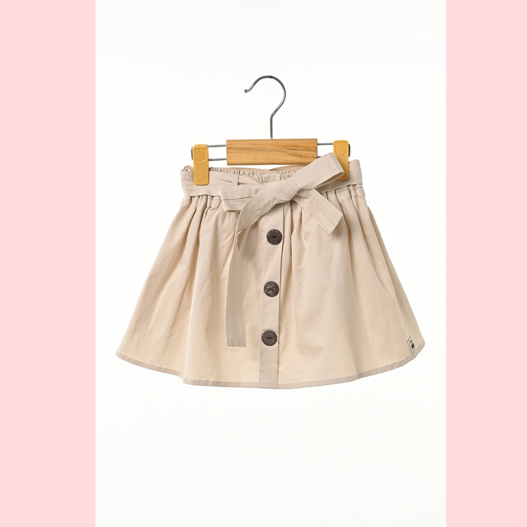 Chân váy khaki bé gái kèm belt - Lovekids