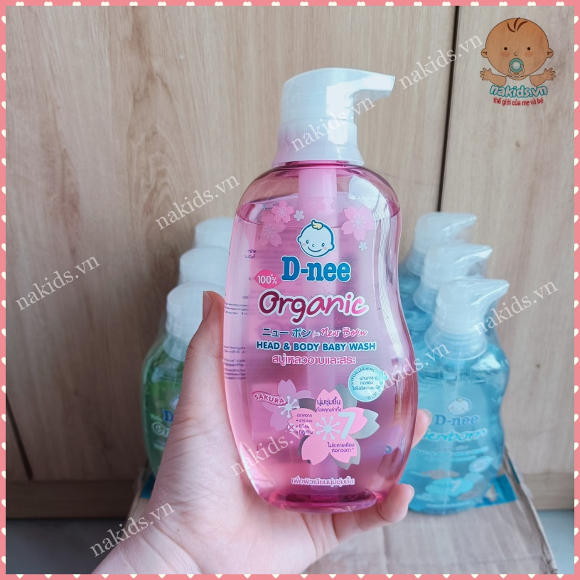 Sữa Tắm Gội Sơ Sinh Dnee An Toàn Cho Da Của Bé