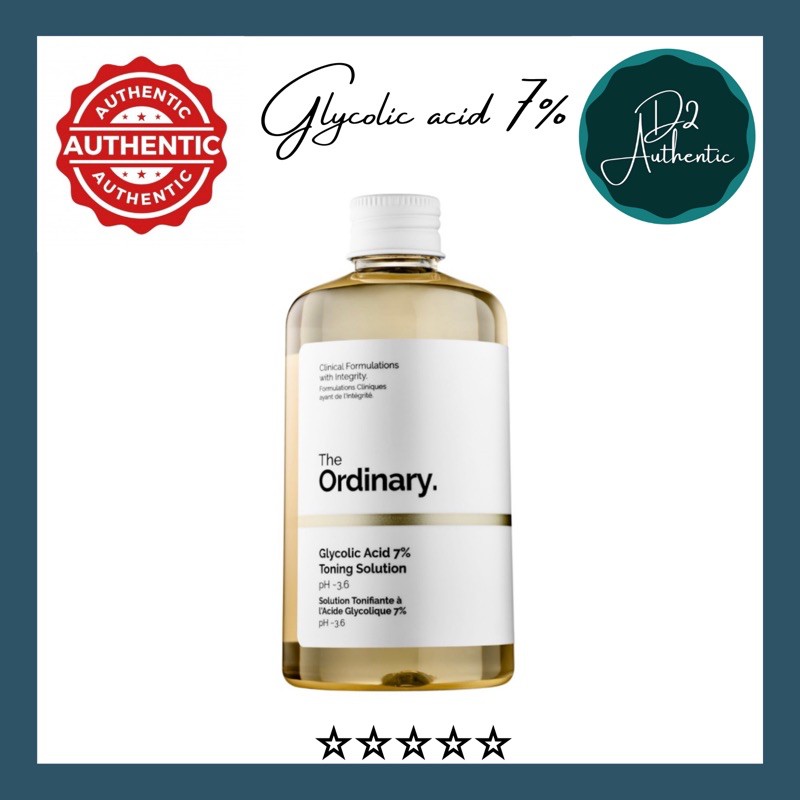  {Auth-Có Bill} Toner Tẩy Da Chết The Ordinary Glycolic Acid 7% Toning Solution