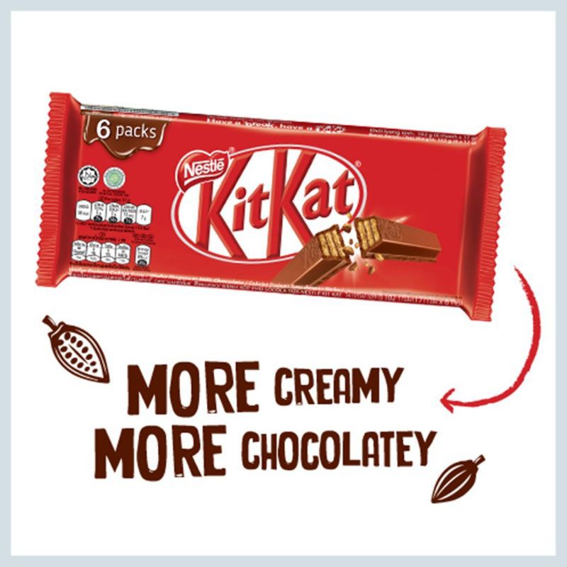 Kit kat gói 6 thanh x 17g /102g date 2024