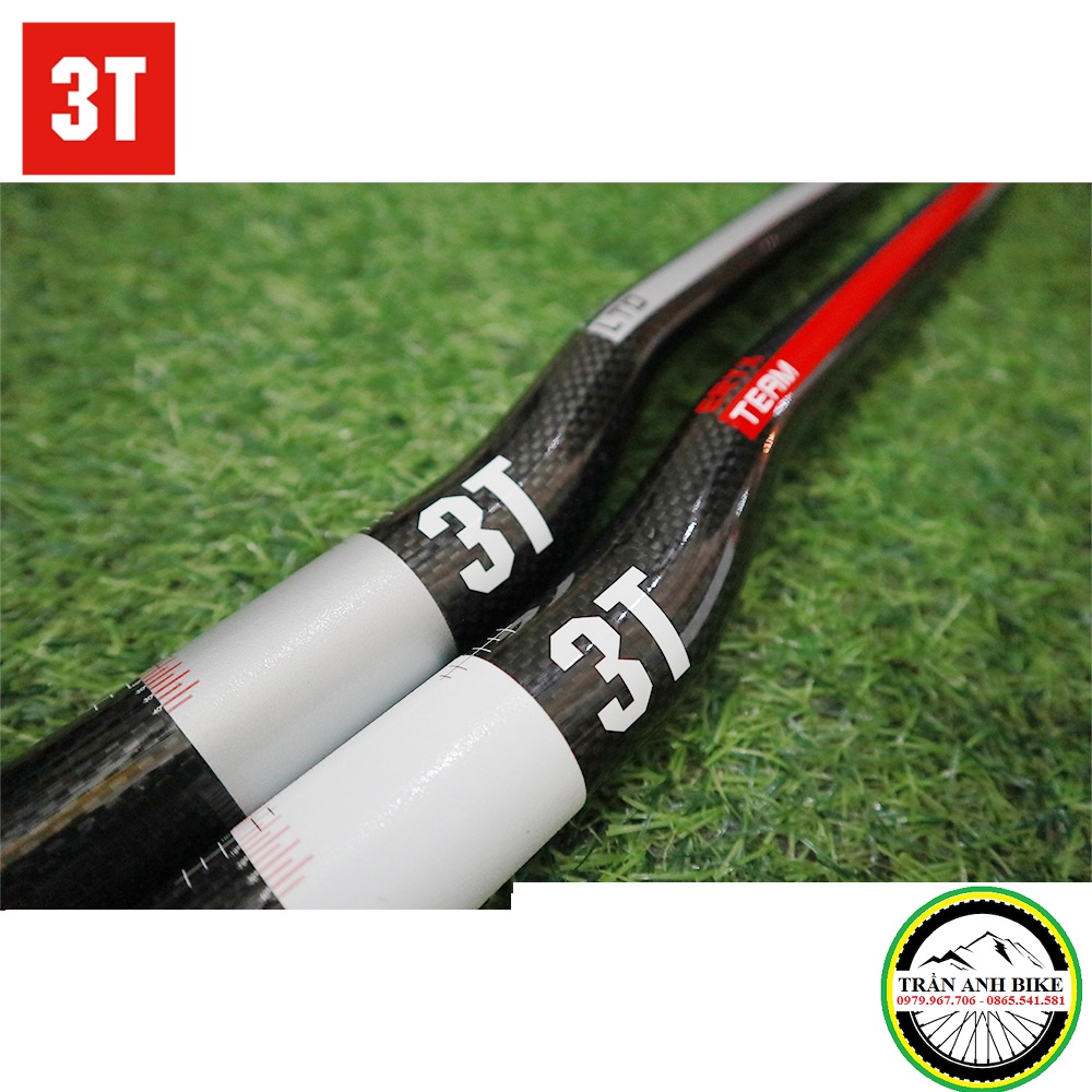 Ghi đông carbon xe đạp địa hình 3T 31.8mm x 720mm