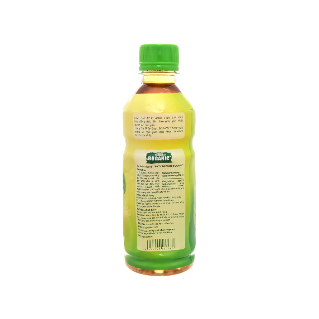 Lốc 6 chai trà thảo mộc Boganic 290ml