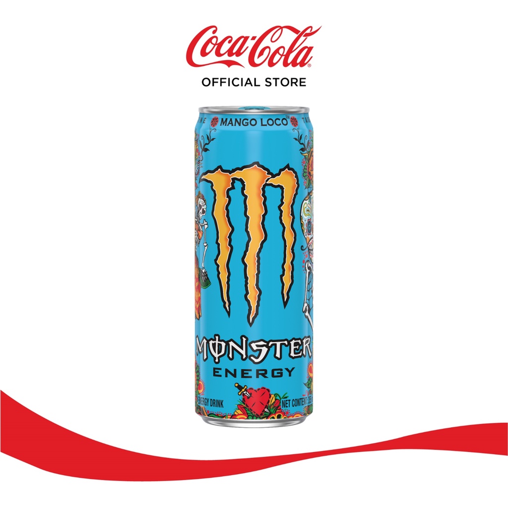 Lốc 24 Lon Nước Tăng Lực Monster Energy Mango Loco Vị Xoài Lon 355ml