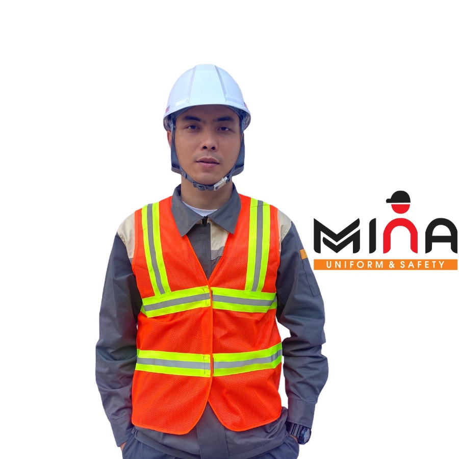 ÁO GHILE LƯỚI NHIỀU PHẢN QUANG CÔNG TRƯỜNG - ÁO BẢO HỘ LAO ĐỘNG