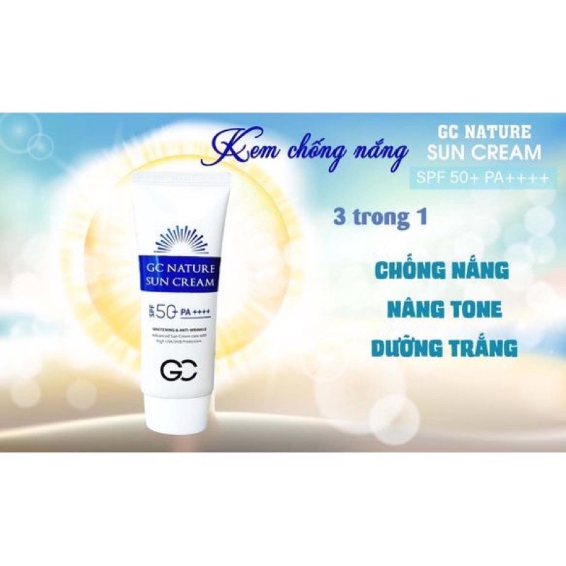 Chống Nắng Tone Up GC Nature Sun Cream SPF 50+++