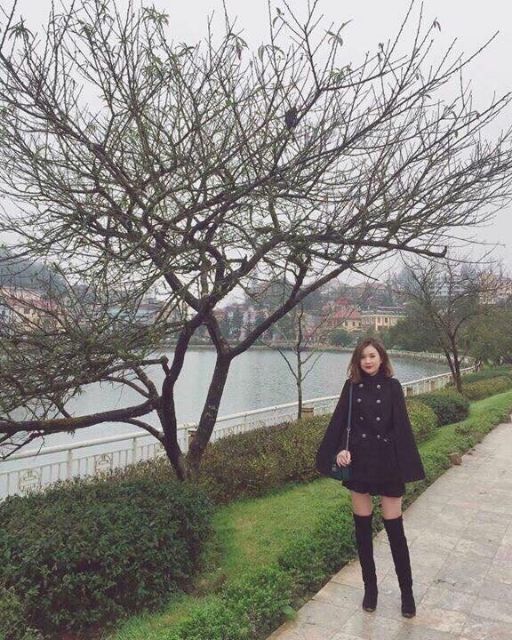 KHOÁT DẠ CAPE ĐEN DUY NHẤT | BigBuy360 - bigbuy360.vn