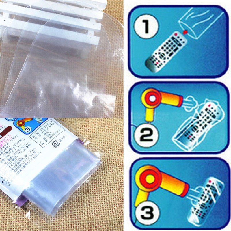 ❤❤ 5x PPC Heat Shrink Film TV Air-Conditioner Remote Control Screen Protective
