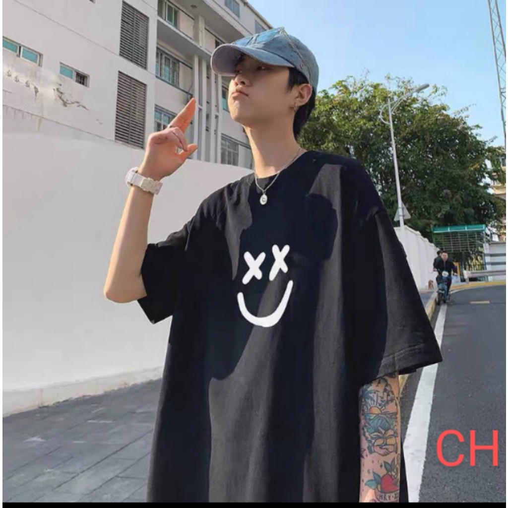 Áo phông nam nữ  mắt xx Chất cotton su Form thụng unisex CH330H