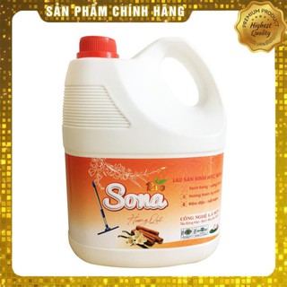 Nước lau sàn sinh học sona 3,6kg hương quế