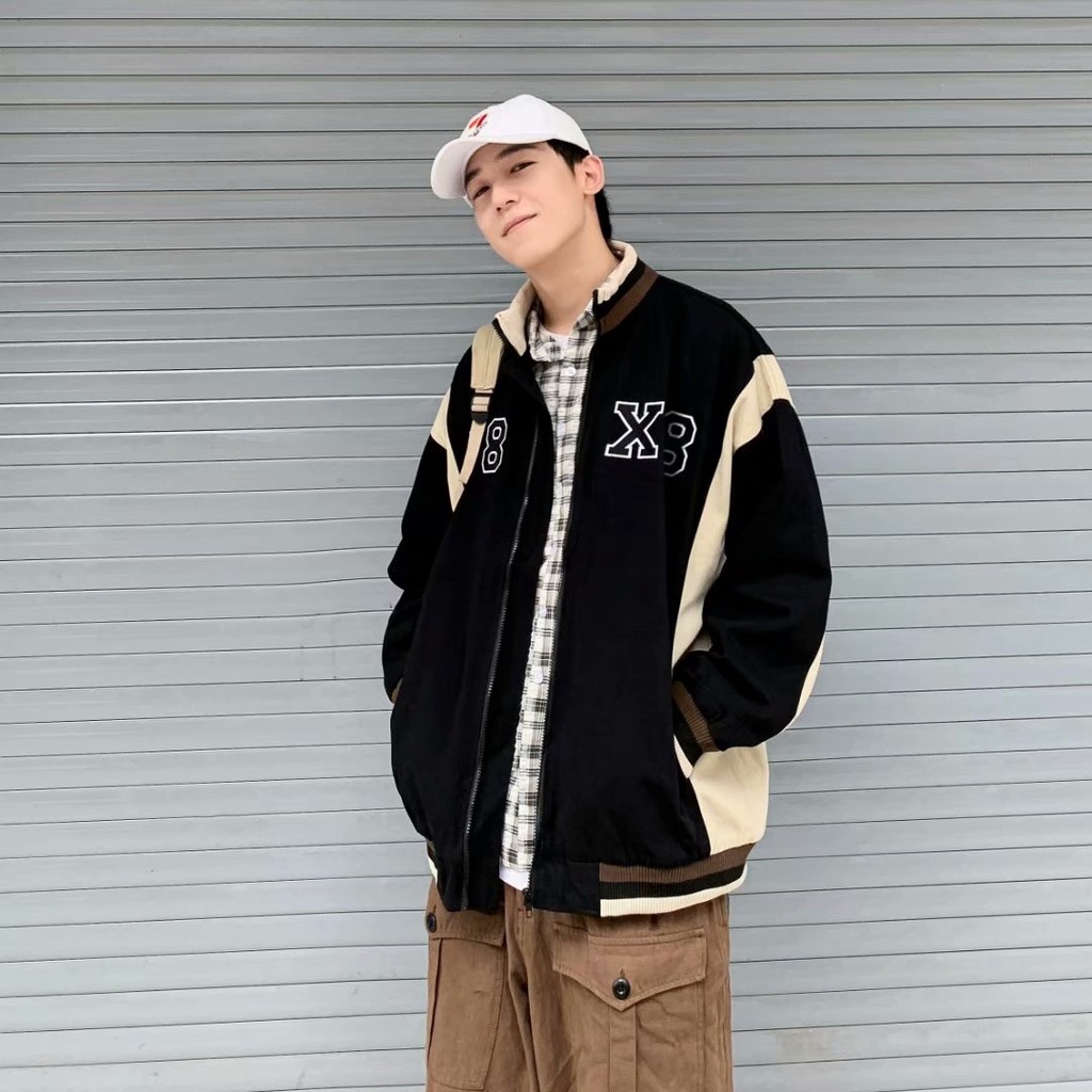 Fall/Winter 2020 Men's Standing Collar Baseball Jacket