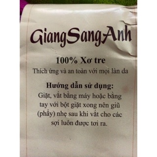 KHĂN MẶT SỢI TRE VIỆT MỸ