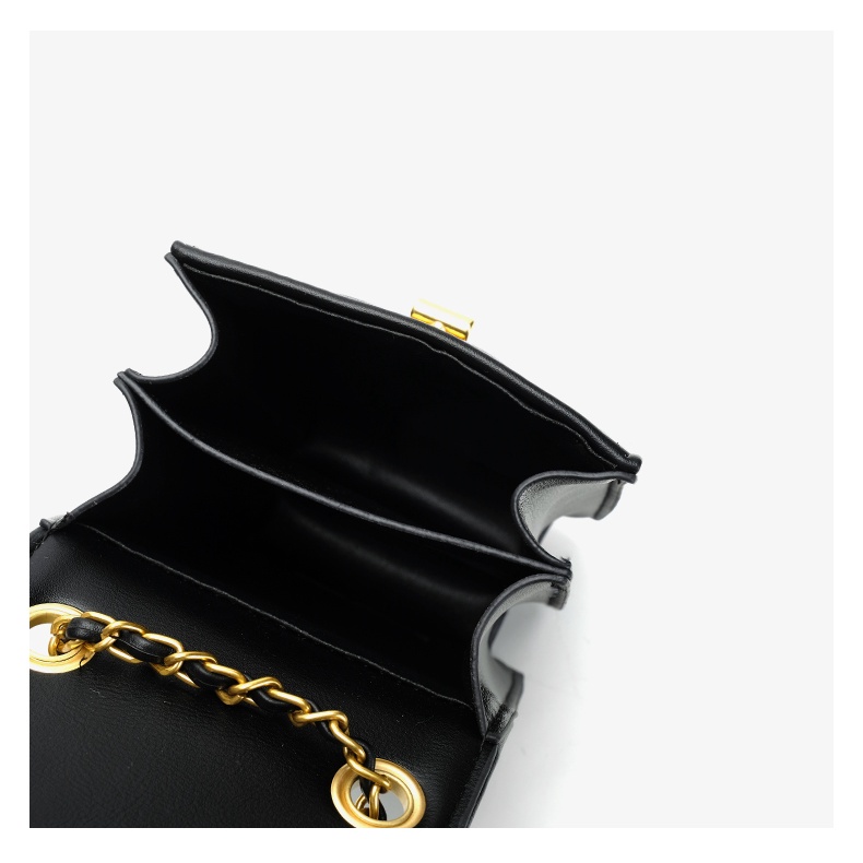 🌸Hàng Order🌸 Túi Xách Nữ CEEKAY Da Họa Tiết Nắp Gập Gài Quai Da Phối Xích Quả Lắc Sang Chảnh Nữ Tính 🌸Hàng Quảng Châu