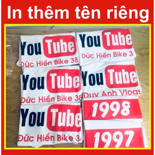 áo phông youtube hàng đẹp,in thêm tên riêng theo yêu cầu,thun,in tên kênh riêng,áo thun ngắn tay,áo youtube