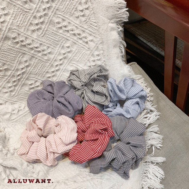 SCRUNCHIES - Cột tóc vải thun loại to