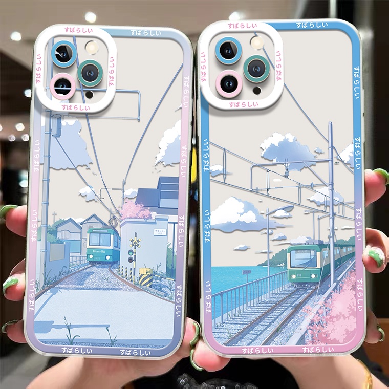 Ốp Điện Thoại TPU Silicon Mềm Trong Suốt Chống Sốc Cho IPhone 14 13 12 11 Pro XS Max X XR 8 7 6 6S Plus