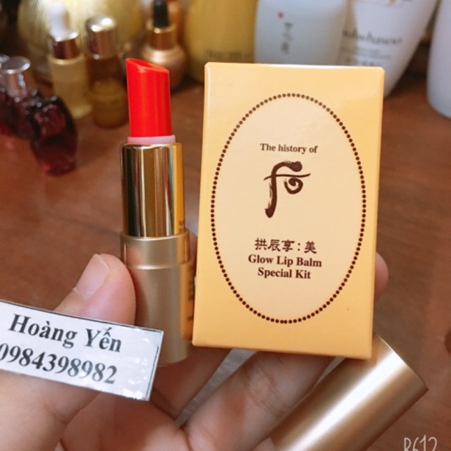 [HOT] Son Whoo mini Whoo Glow lip Balm màu rose