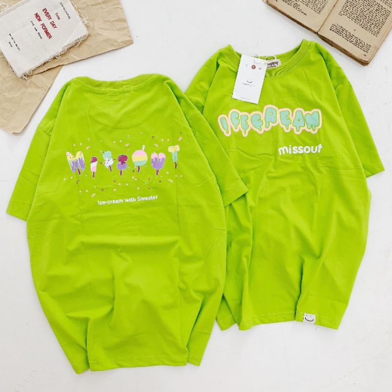 Áo thun in hình ulzzang - ẢNH THẬT