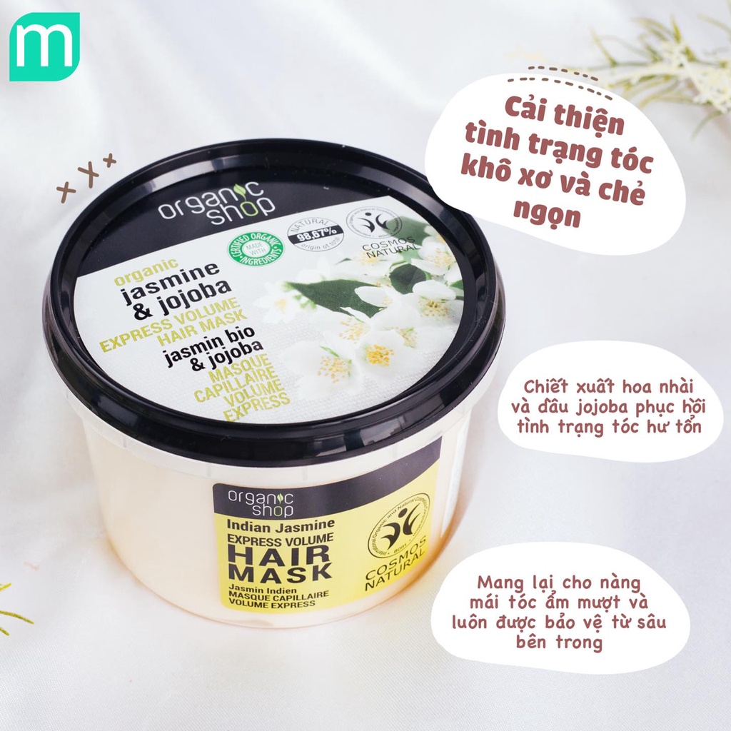 Mặt Nạ Ủ Tóc Organic Shop 250ml