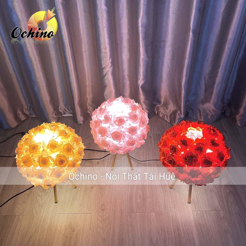Đèn Ngủ Hoa Hồng, Đèn Ngủ Để Bàn Cao Cấp Nón Hình Bó Hoa Hồng Cực Đẹp Và Sang Trọng dùng Trang Trí Phòng ngủ, Phòng cướ