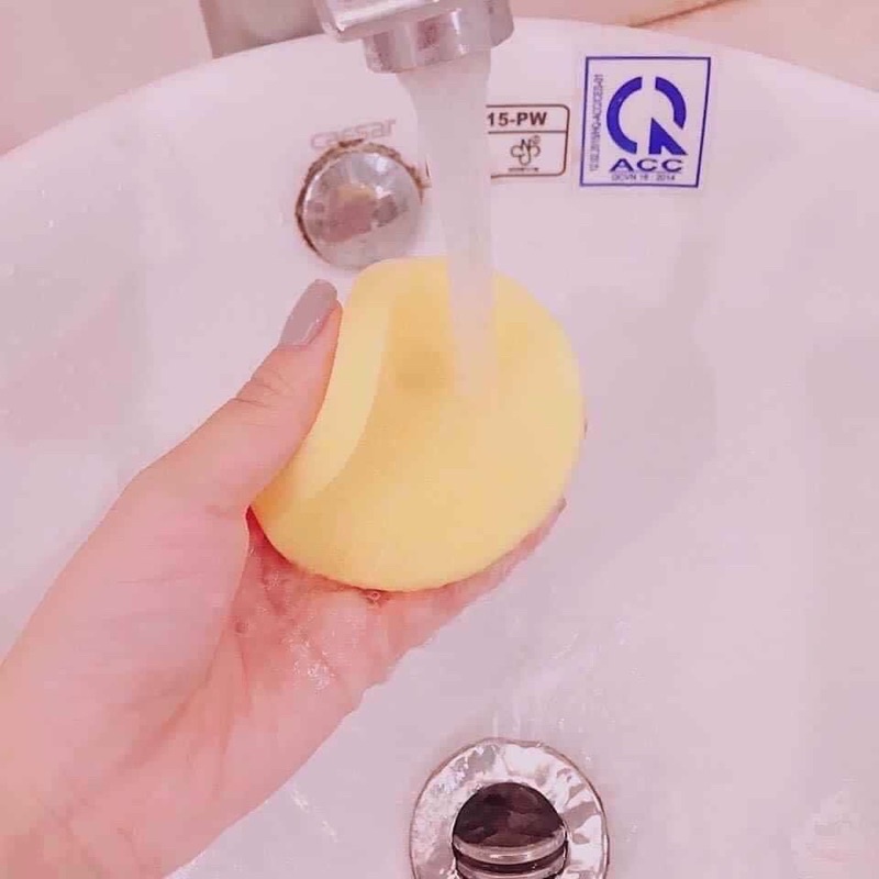 Bông mút rửa mặt 12 miếng Chivey