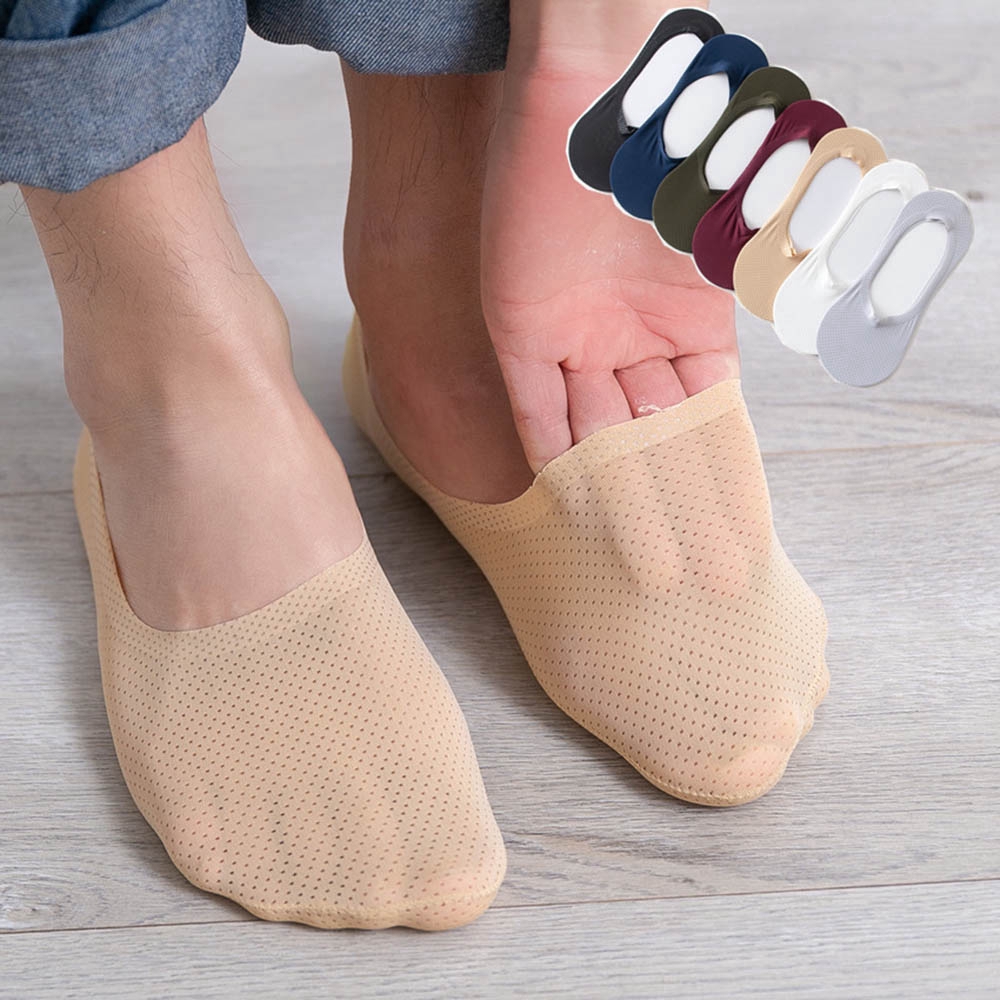 Đôi Tất Chân Ngắn Chống Trượt Cho Nam Nữ Thoáng Khí