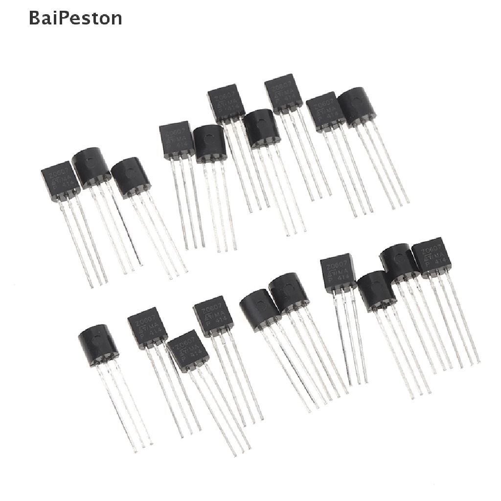 Set 20 Linh Kiện Điện Tử Z0607 Z0607MA TO-92 Triac 0.8A 600V 0.8 Amp 600 Volt ♨Nóng Bỏng