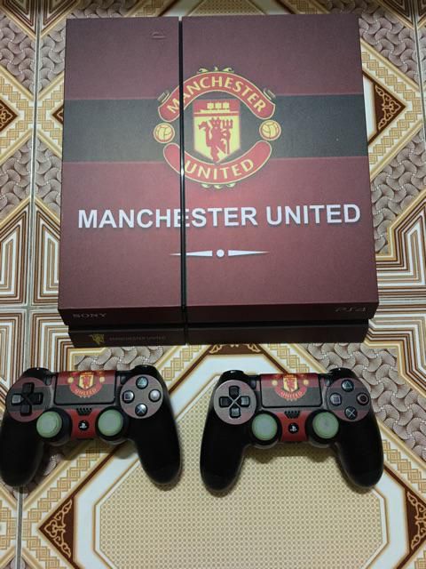 Skin PS4 Manchester united miếng dán trang trí bảo vệ decal máy game điện tử