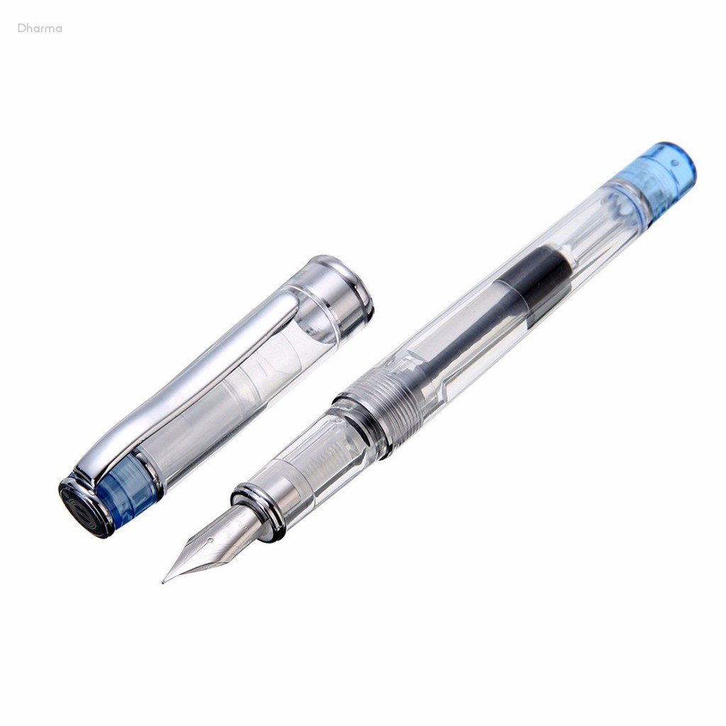 Bút máy SUNG 3003 ngòi 0.38mm bằng nhựa trong suốt