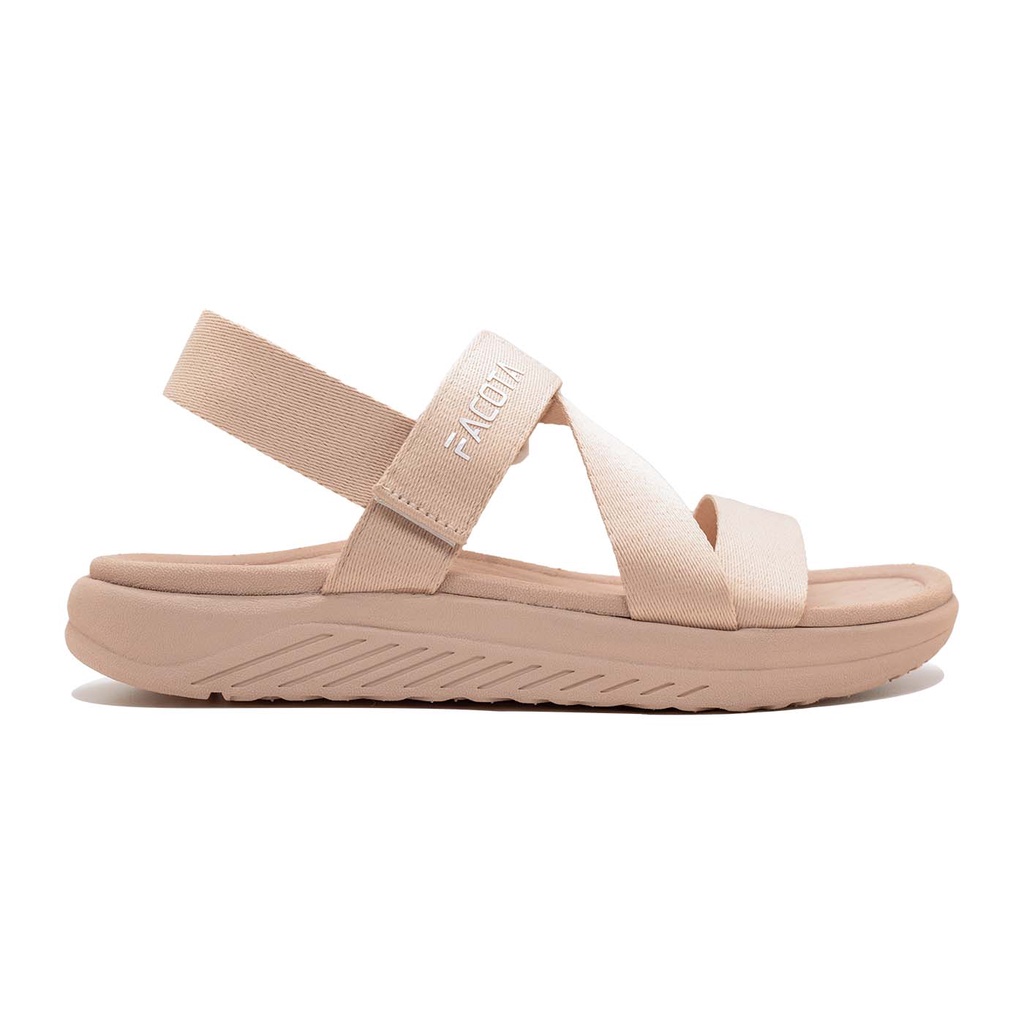 Giày sandal nữ quai dù V6 cao cấp đi học chính hãng R04 màu hồng phấn