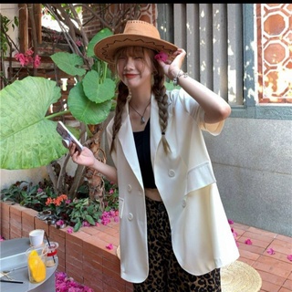 áo blazer cộc tay 4cúc ảnh thật