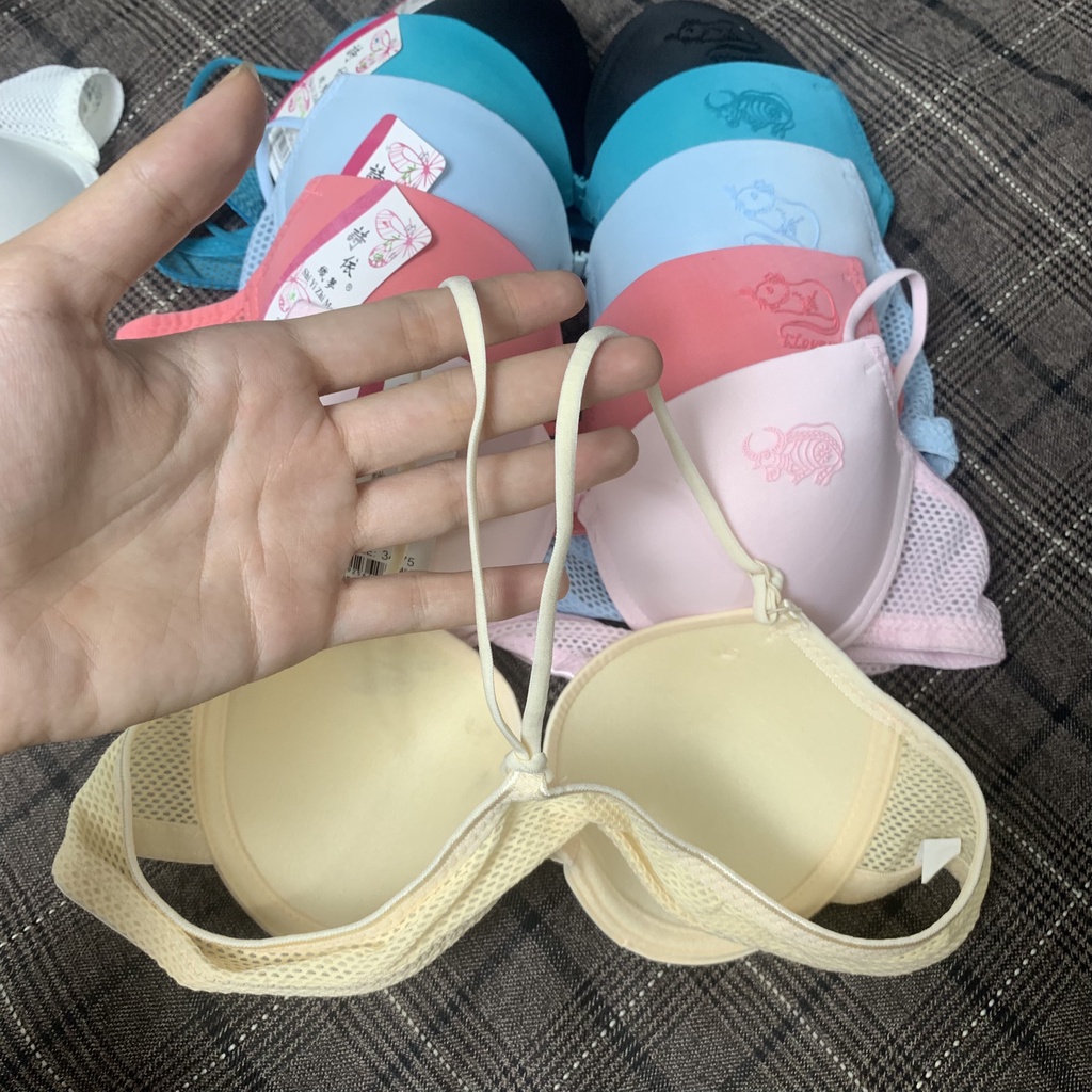 Áo lót học sinh cho bé, cài trước mút mỏng 0,5cm, áo trắng cho học sinh [Siêu Sale] [Ảnh thật] [Chính hãng]
