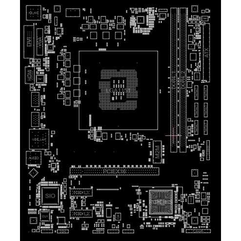Sơ đồ mạch Boardview GA-B365M D2V rev 1.0 GA B365M D2V dùng cho thợ sửa chữa - Zalo 0328723707