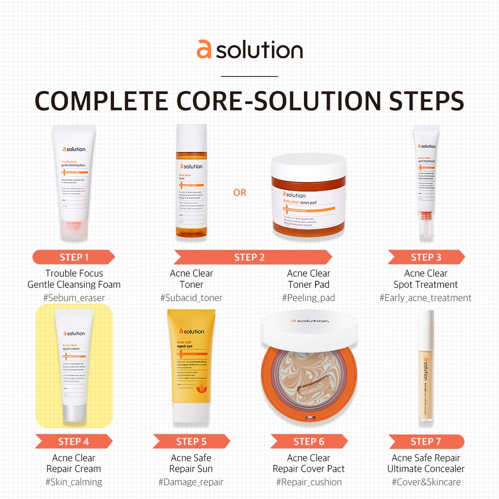 Kem dưỡng A SOLUTION 50ml hỗ trợ giảm mụn phục hồi da