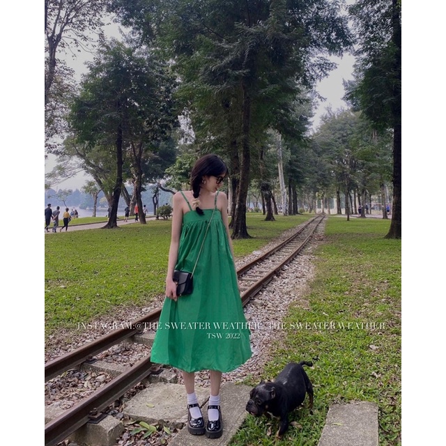 Đầm maxi 2 dây dáng dài cup ngực closet, váy 2 dây đi biển , mặc nhà bầu bí bon chen thoải mái.