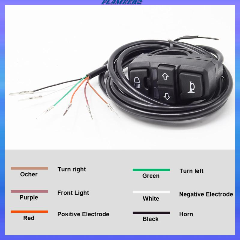 Công Tắc Đèn Tín Hiệu / Còi / Đèn Xi Nhan / Còi Ebike